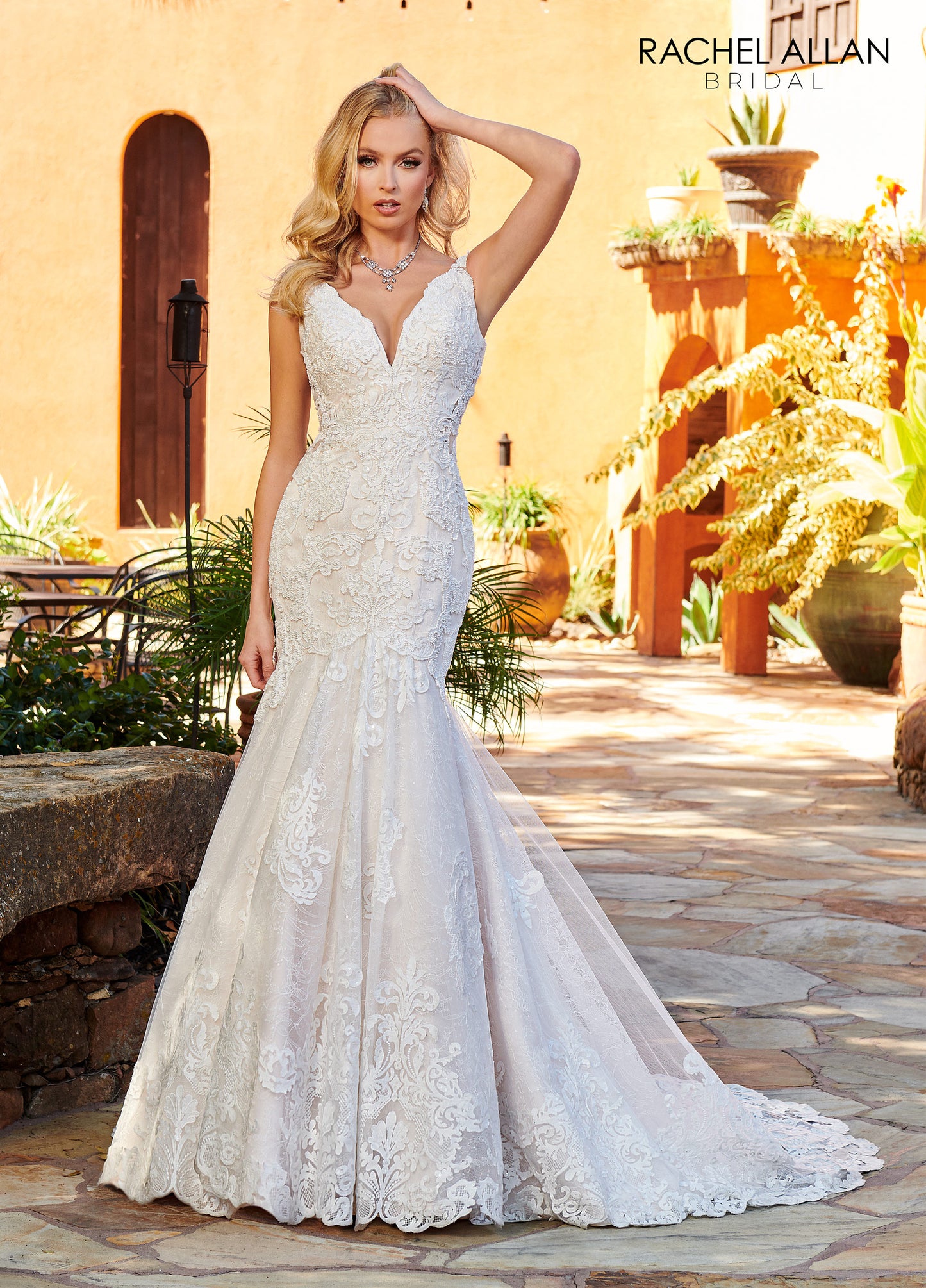 K Fit & Flare Couture D'amour In Ivory Champagne Color Rachel Allan