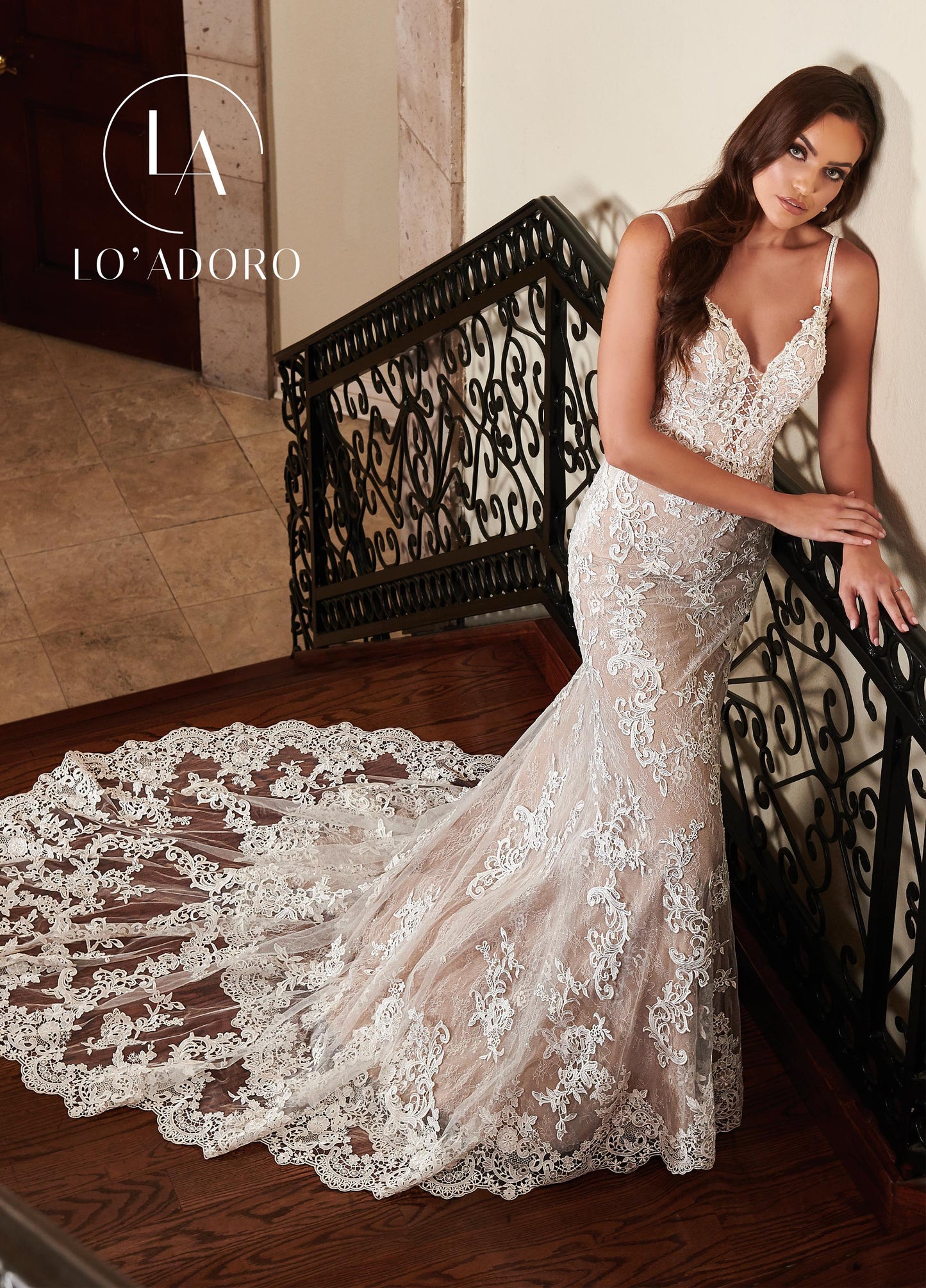 Py Fit & Flare Lo' Adoro Bridal In Ivory Nude Color Rachel Allan