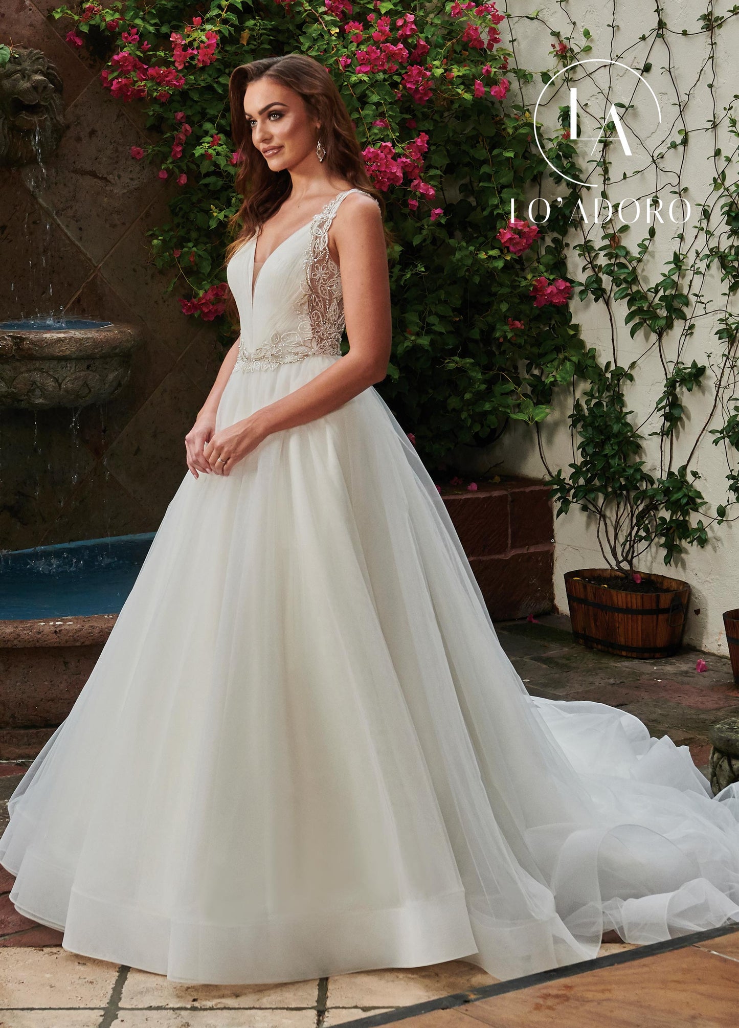 K Ball Gowns Lo' Adoro Bridal In Ivory Nude Color Rachel Allan