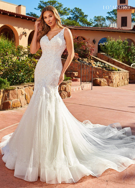 K Mermaid Lo' Adoro Bridal In Ivory Color Rachel Allan