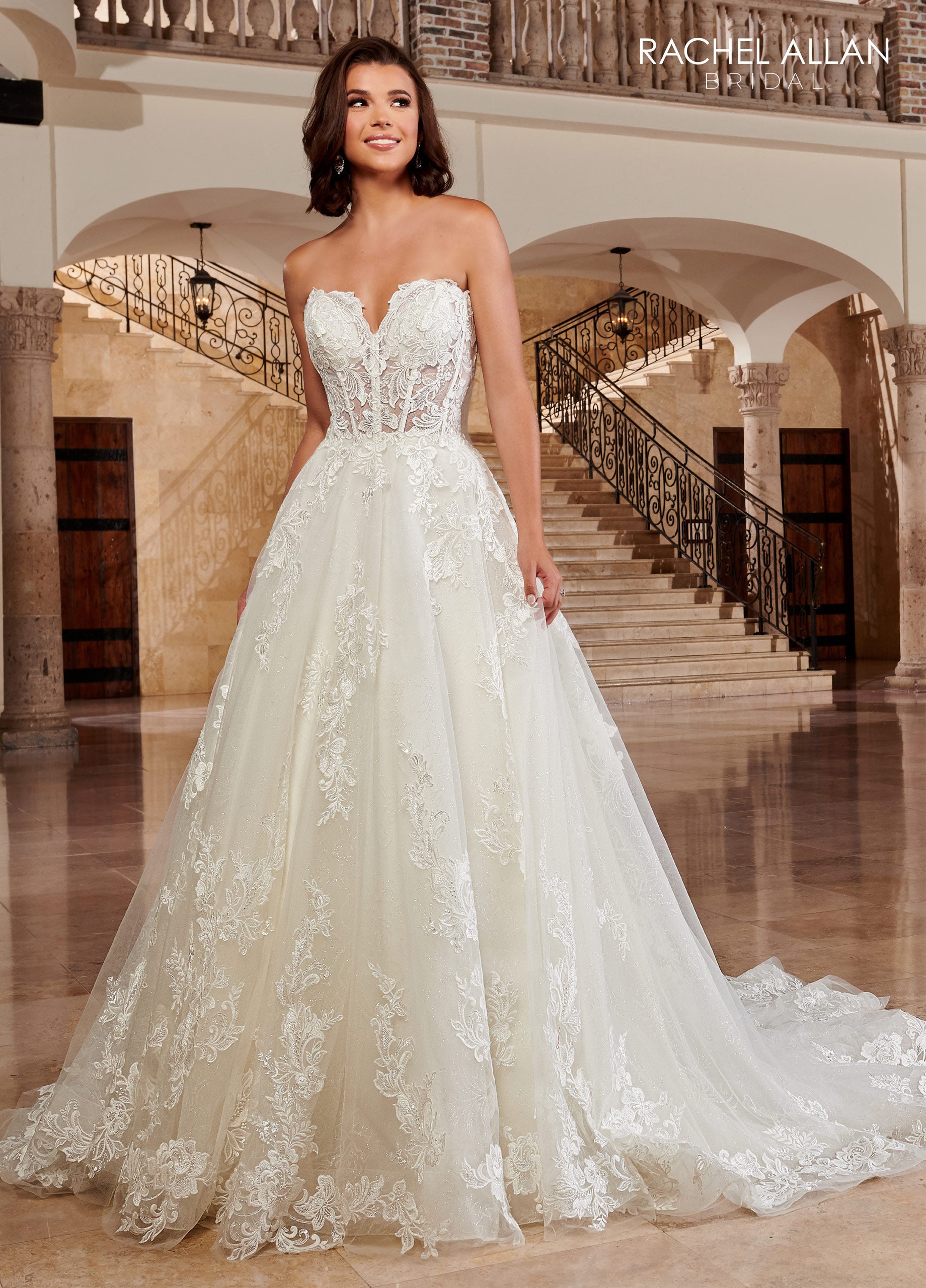 Heart A-line Couture D'amour In Ivory Color Rachel Allan
