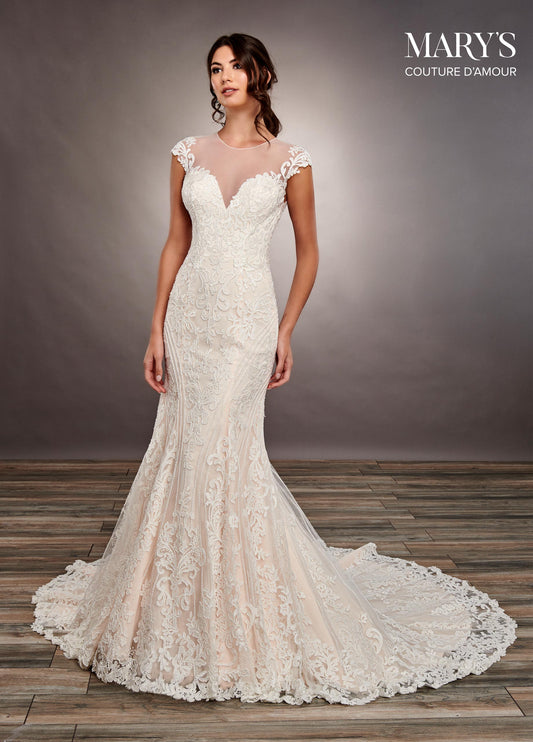 Heart Fit & Flare Couture D'amour In Ivory Blush Color Rachel Allan